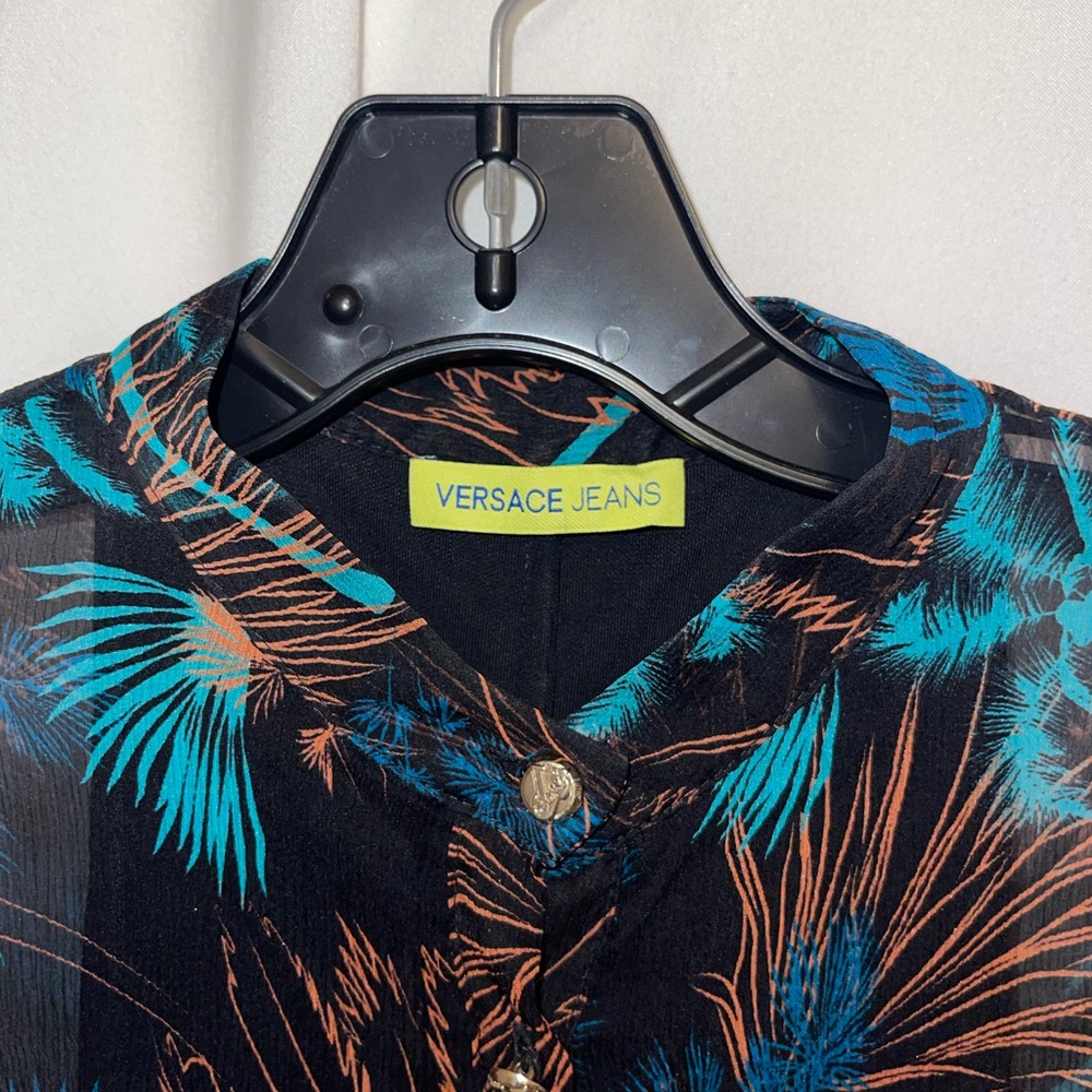 Versace blouse size 4